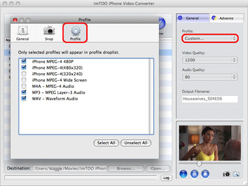 ImTOO iPhone Video Converter for Mac