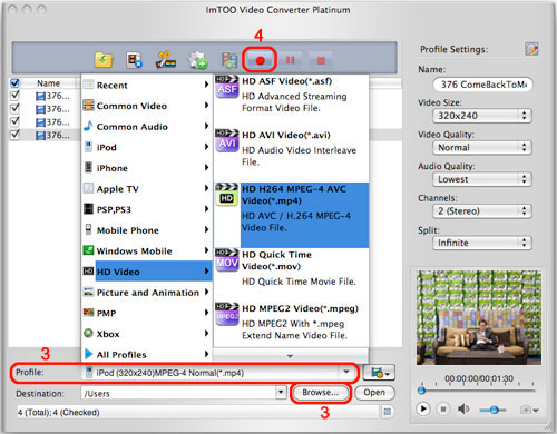 ImTOO Video Converter Platinum for Mac