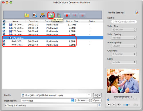 ImTOO Video Converter Platinum for Mac
