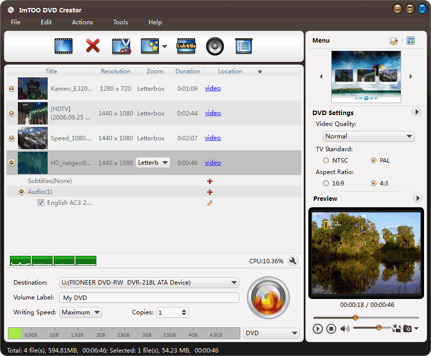 ImTOO DVD Creator