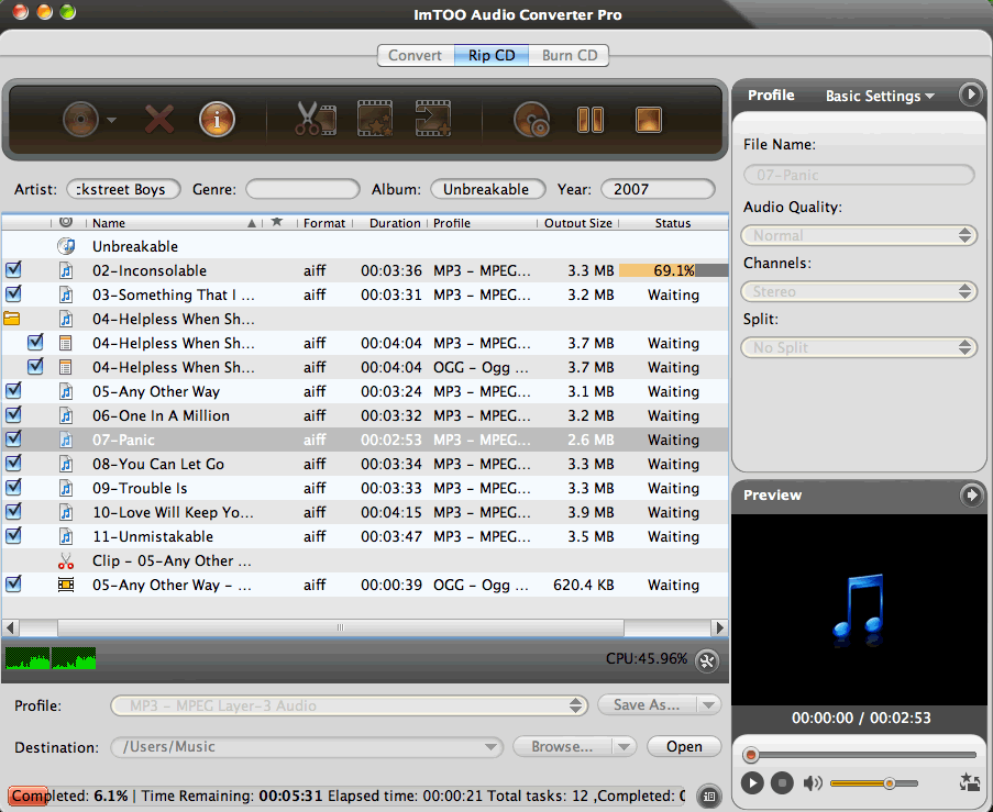 Convert WMA to MP3 on Mac