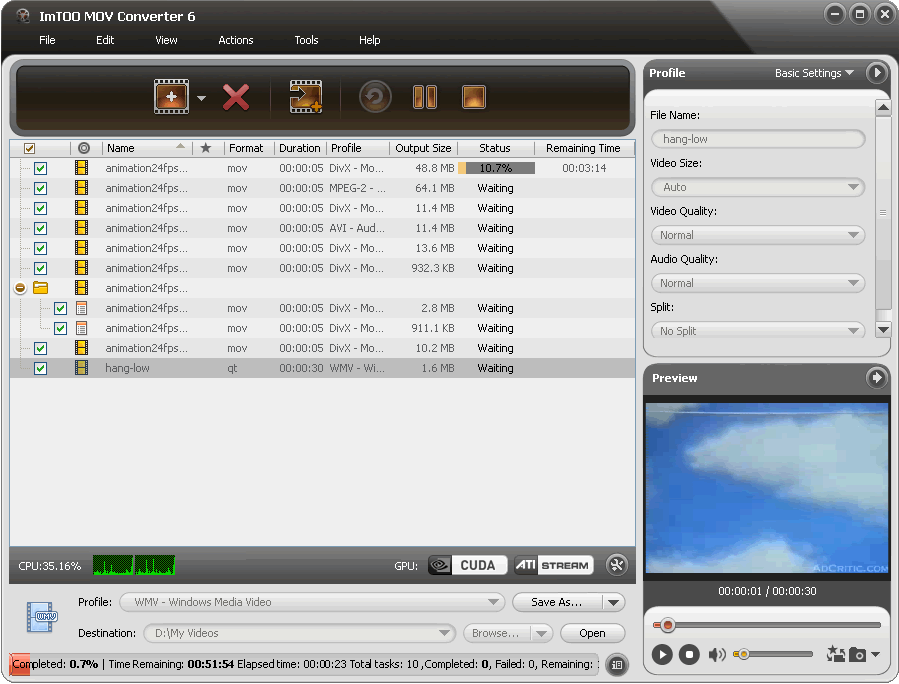 ImTOO MOV Converter