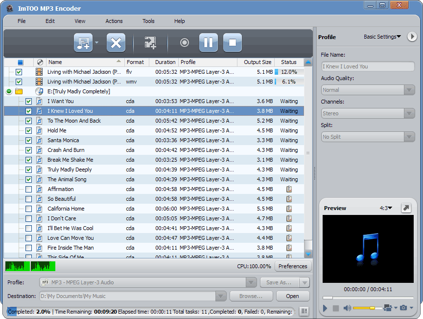 ImTOO MP3 Encoder