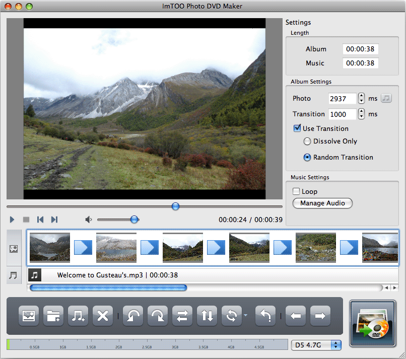 ImTOO Photo DVD Maker for Mac