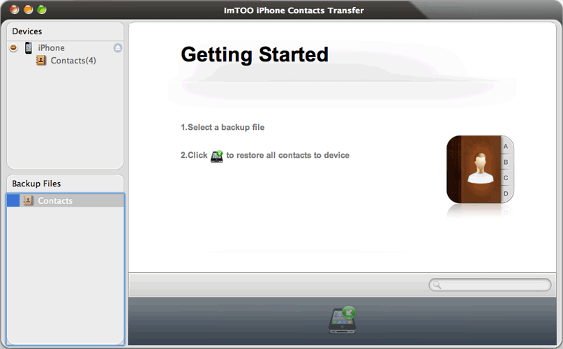ImTOO iPhone Contacts Transfer for Mac 